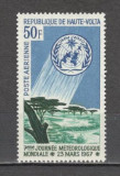 Volta Superioara.1967 Posta aeriana-Ziua mondiala a meteorologiei SV.22, Nestampilat