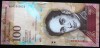 Bancnota exotica 100 BOLIVARES - VENEZUELA, anul 2012 * cod 98 = UNC
