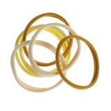 Set 6 elastice in culori deschise