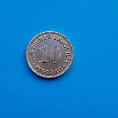 10 Pfennig 1915 Lit. D -Germania-mai Rar