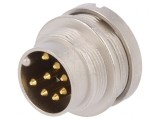 Conector M16 Tată Lipire 8-PIN IP68 5A 60V, Lumberg