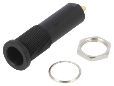Conector soclu banană 4mm aurit foto
