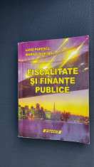 FISCALITATE SI FINANTE PUBLICE - LUIGI POPESCU , MARIUS DUMITRU . SITECH foto