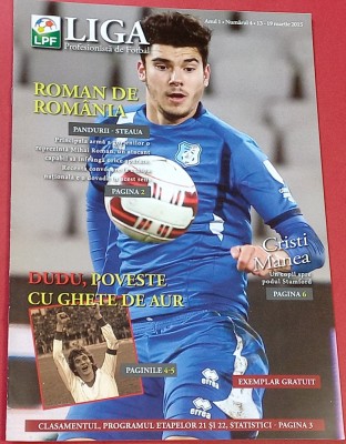 Program fotbal LPF nr. 4 (13-19.03.2015) PANDURII-STEAUA foto