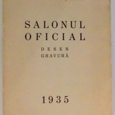 SALONUL OFICIAL , DESEN , GRAVURA , 1935
