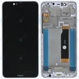 Nokia 5.1 Plus (TA-1105 TA-1108) Unitate de afișare completă alb glaciar 20PDAWW0001