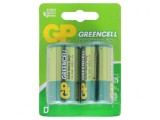 Baterie Zinc-Carbon 1.5V D Nere&icirc;ncărcabilă 2 buc Greencell, GP