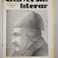 REVISTA 'UNIVERSUL LITERAR', ANUL XLVI, NR. 15, 6 APRILIE 1930