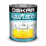 Vopsea email Oskar Aqua Lucios, pentru lemn/metal/zidarie, interior/exterior, pe baza de apa