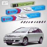 Cumpara ieftin Ștergătoare Toyota Corolla E12 Estate 2001-2008 | Set Față și Spate Flat Premium &ndash; TeamCar&reg;