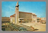 CPIB 23842 CARTE POSTALA - VASLUI - PALATUL ADMINISTRATIV, CIRCULATA, 1980, STAMPILE, TIMBRU