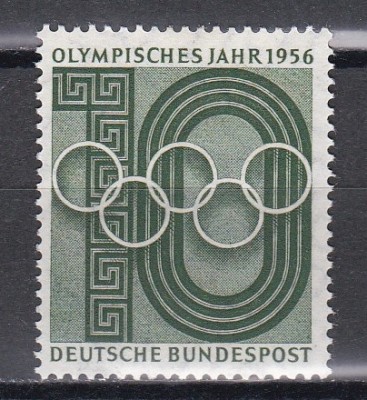 Germania 1956 - Anul Olimpic, MNH foto
