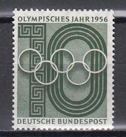 Germania 1956 - Anul Olimpic, MNH