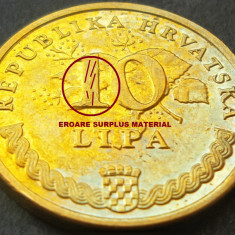 Moneda 10 LIPA - CROATIA, anul 2005 *cod 1756 A - PATINA + EROARE SURPLUS