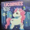 Licornes - Mon premier livre avec 4 grands puzzles faciles a realiser (Unicorni - Prima mea carte cu 4 puzzle-uri mari, usor de rezolvat - carte in li