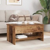 vidaXL Masă de cafea Lemn vechi 80 x 50.5 x 41.5 cm Lemn compozit