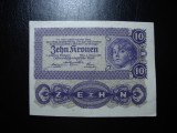 AUSTRIA 10 KRONEN 1922 EXCELENTA