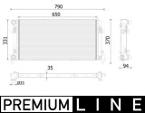 MAHLE CR 2222 000P Radiator, racire motor