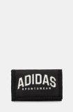 Adidas portofel VARSITY WAL culoarea negru, JG1107