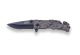 BRICEAG RESCUE CU DESCHIDERE RAPIDA - 8.5 CM - CAMO