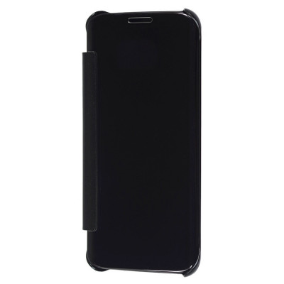Husa APPLE iPhone SE 2 (2020) - Flip Wallet Clear (Negru) foto