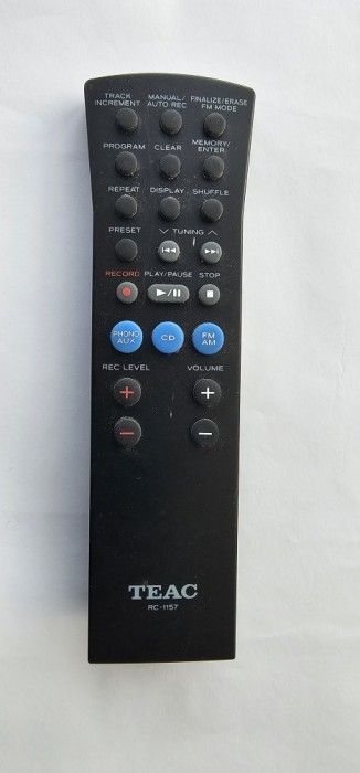 TELECOMANDA TEAC RC-1157 , FUNCTIONEAZA .
