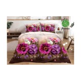 Cumpara ieftin Lenjerie de Pat Bumbac Satinat 3D cu 4 Piese- SIPRB-590