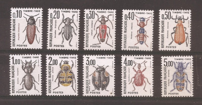 Franta - Insecte, timbre de taxa, MNH foto