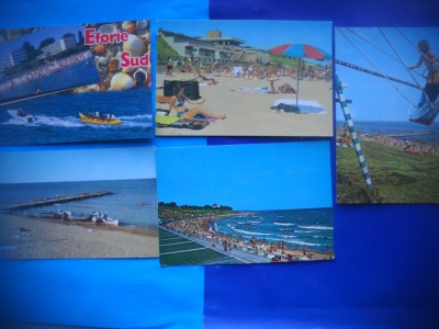 HOPCT LOT NR 741 EFORIE SUD -CT-5 CARTI POSTALE-RSR-NECIRCULATE foto