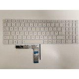 Tastatura Laptop 2-in-1, Lenovo, Yoga 7 16AKP10 Type 83JU, iluminata, alba, layout UK