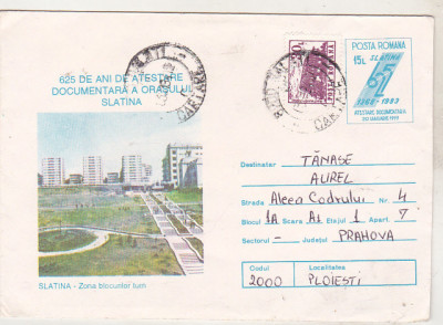 bnk ip Slatina - Zona blocurilor turn - circulat 1994 foto