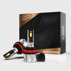 Set de 2 becuri led CSP Xentech Light D16 H8, H9, H11, HB3, Hb4, HIR2 Racire Pasiva ( fara radiator)