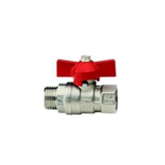 Robinet de Trecere Apa 3/8&quot; MF cu Fluture si Bila PN 50 Roval