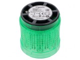 Semnalizator LED Verde 24V IP65 &Oslash;60mm