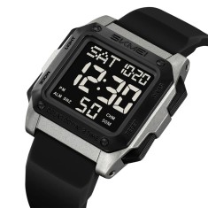 Ceas Digital Barbati SKMEI 2454 Titan , Functii Multiple, Design Army, Cronometru, Alarma, Rezistent la Apa 5ATM