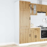 vidaXL Dulap de bucătărie &bdquo;Porto&rdquo; din lemn de stejar artizanal