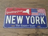 Placă decorativă New York &ndash; Un simbol al orașului care nu doarme