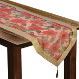 Napron Decorativ de Craciun Floral - Accesorii pentru Masă și Spațiu, CMCLASS