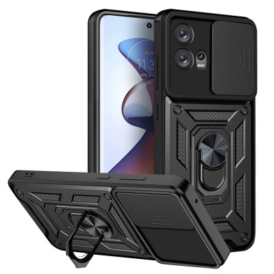 Husa Motorola Edge 30 Fusion protectie camera Techsuit CamShield Series, negru foto