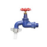 Robinet de apa dublu serviciu 3/4 inch, cu ventil si racord pentru furtun, pentru alimentare apa si gradinarit
