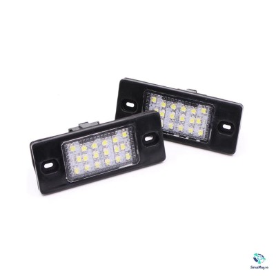 Set 2 Lampi Iluminare Numar Led pentru Volkswagen Porsche foto