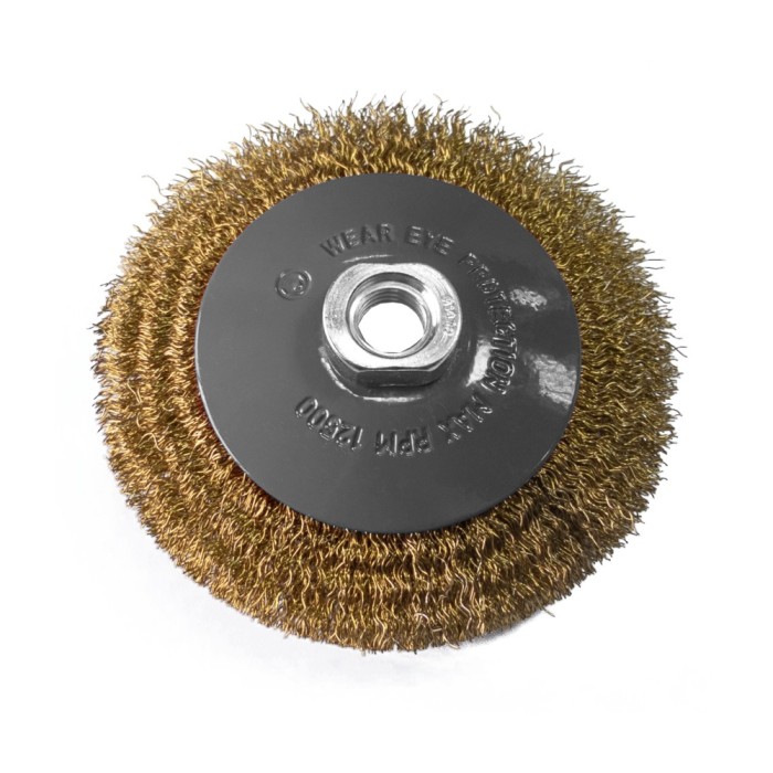 Perie circulara, pentru lustruire lemn / fier, Lumytools LT06972, diametru 100 mm