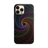 Husa compatibila cu Apple iPhone 14 Pro model Spiral void,Silicon, Tpu, Viceversa, Transparent, Carcasa
