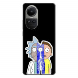 Husa compatibila cu Oppo Reno10 5G Silicon Gel Tpu Model Rick And Morty Connected