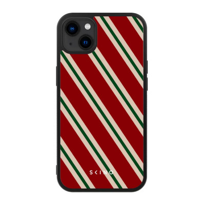 Husa iPhone 13 &amp;ndash; Skino Stripes, rosu verde foto