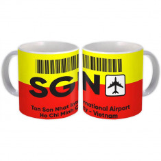 Gift Mug: Vietnam Airport Ho Chi Minh City SGN Travel foto
