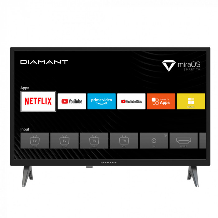 LED TV DIAMANT SMART 24HL4330H/B, 24&quot; D-LED,HD-Ready (720p), CME 100Hz, DVB-T2/C, Contrast 3000:1, 180 cd/m&sup2;, 1xCI+, 3xHDMI (v1.4), 2xUSB (2,0), USB P