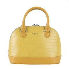 Geanta David Jones Paris galben mustar CM6432 16