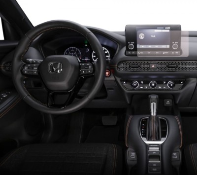 Folie Protectie Display Navigatie, Duragon, Honda HR-V 2022+, silicon Transparent, Anti-zgarieturi, Kit instalare foto