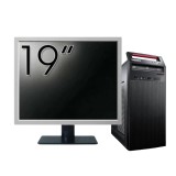 Pachet Calculator LENOVO ThinkCentre E73 Tower, Intel Core i5-4460s 2.90GHz, 8GB DDR3, 240GB SSD, DVD-RW + Monitor 19&amp;quot; NewTechnology Media